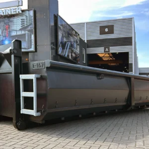 15m3 open container uit voorraad leverbaar