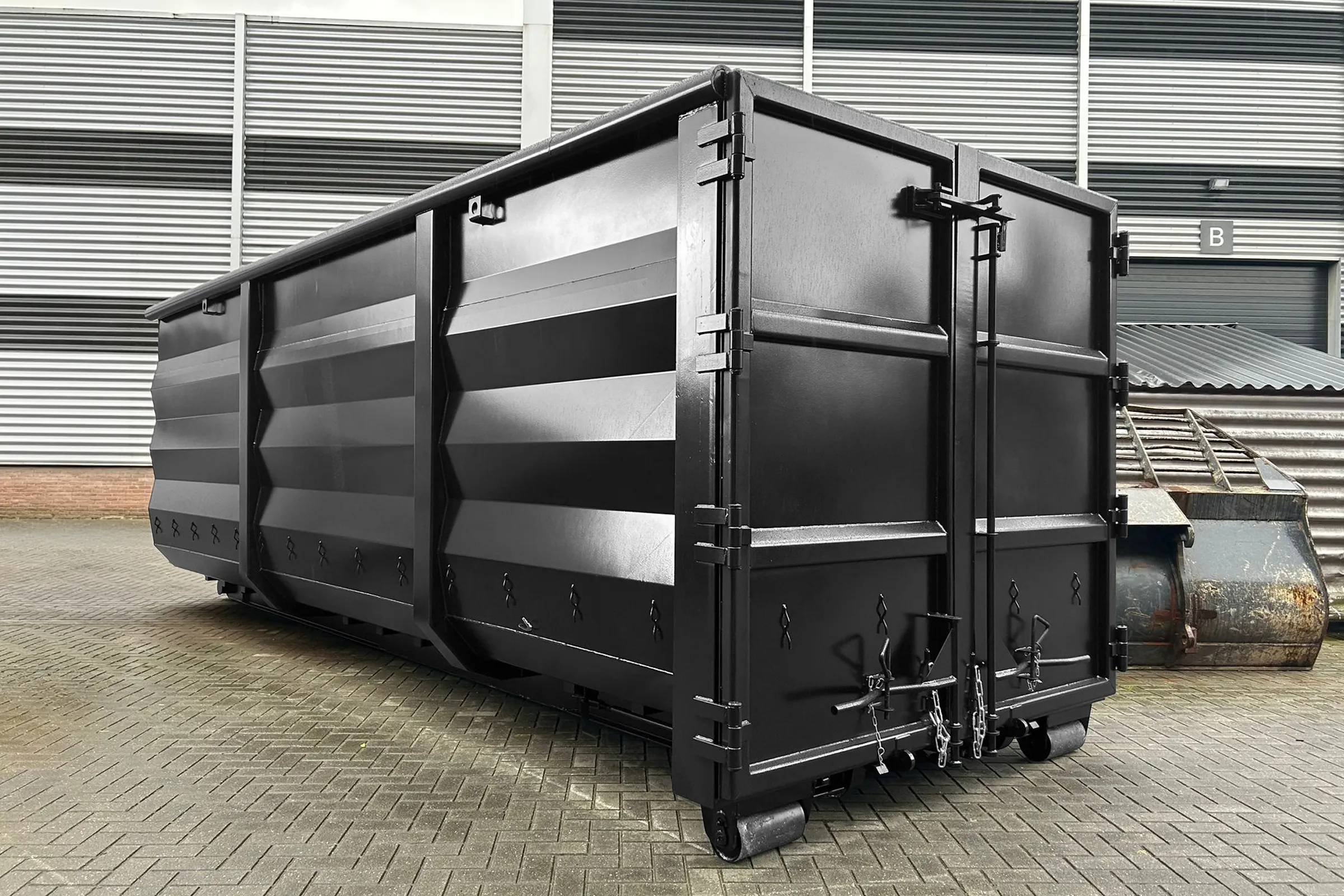 40 m3 gezette container uit voorraad leverbaar pw container